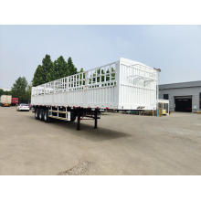 3 axles fence semi trailer